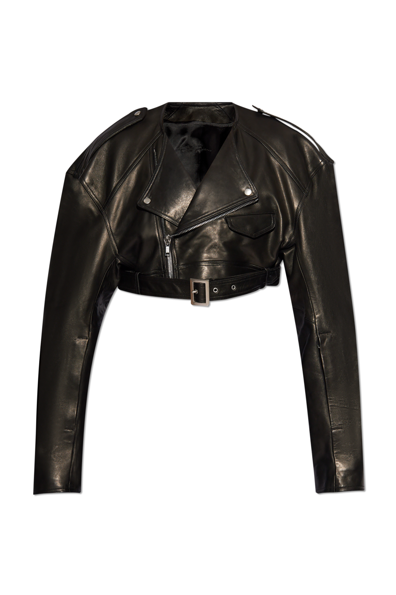 Black 'Micro' jacket Rick Owens - SchaferandweinerShops